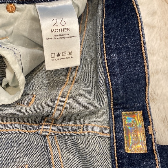 Mother💕The Cha Cha Fray in Girl Crush Jeans Size 26 - Picture 16 of 16
